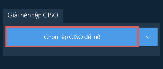 Giải nén tệp CISO