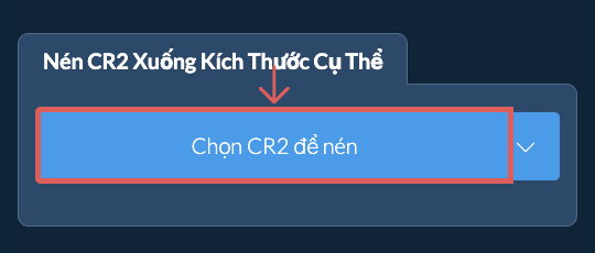Nén CR2 xuống kích thước cụ thểkb Trực tuyến
