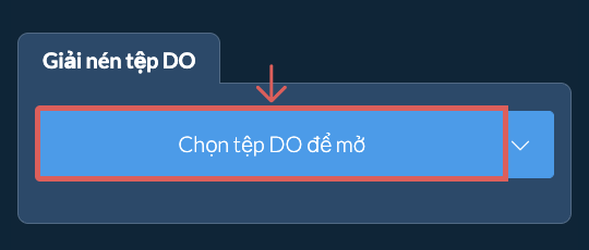 Giải nén tệp DO