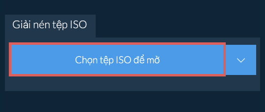 Giải nén tệp ISO