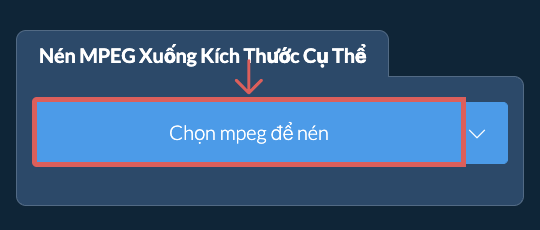 Nén mpeg Dưới kích thước cụ thể