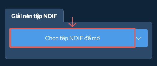 Giải nén tệp NDIF