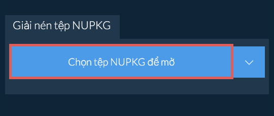 Giải nén tệp NUPKG