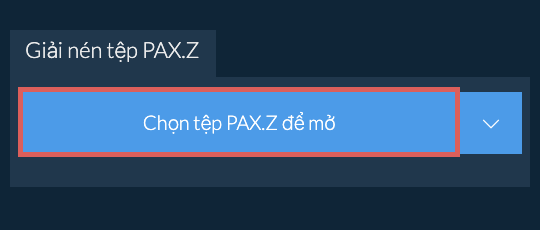 Giải nén tệp PAX.Z