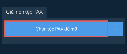 Giải nén tệp PAX