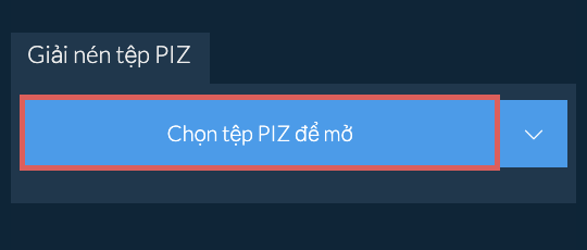 Giải nén tệp PIZ