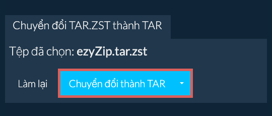 Chuyển đổi TAR.ZST thành TAR