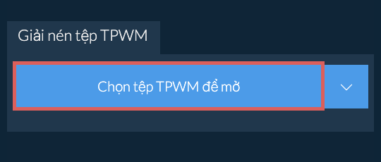 Giải nén tệp TPWM