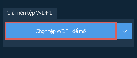 Giải nén tệp WDF1