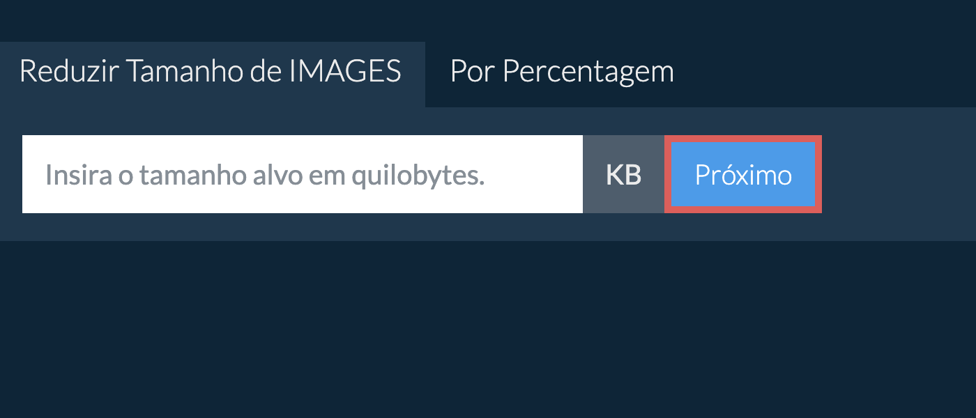 Reduzir imagens Abaixo de um Tamanho Específico