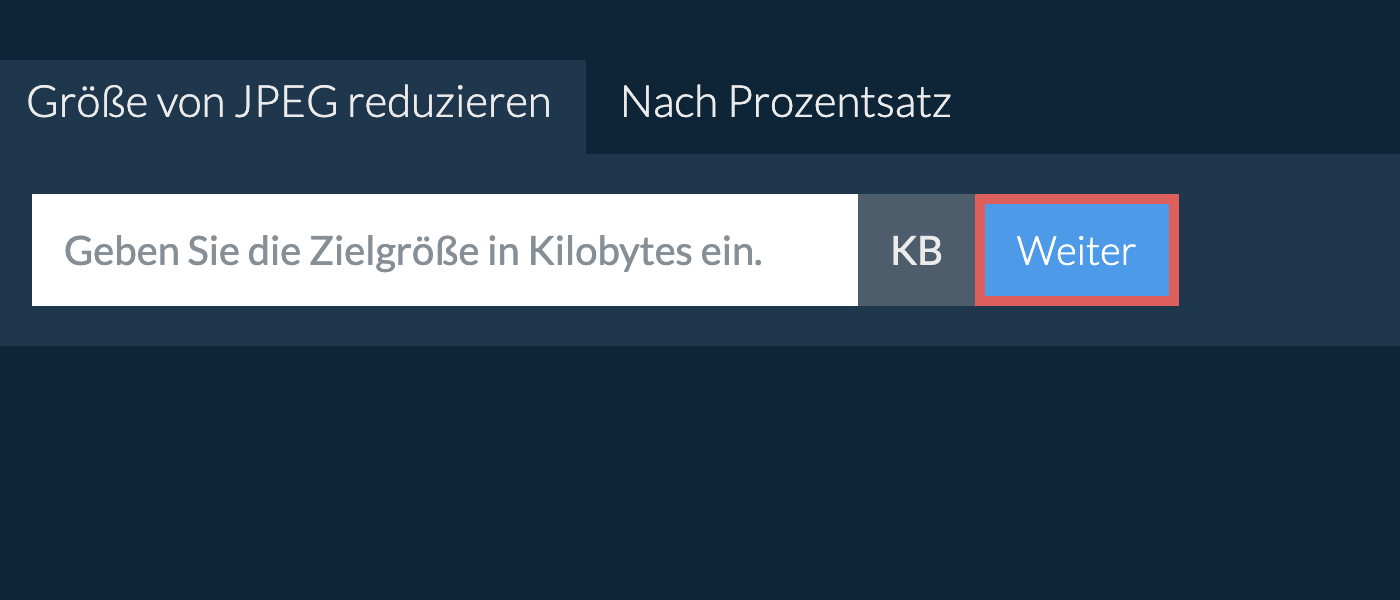 jpeg unter eine bestimmte Größe reduzieren