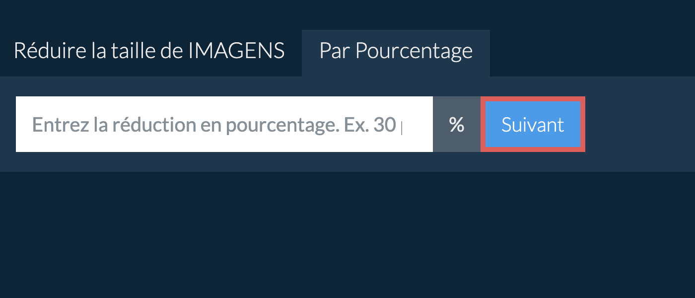 Réduire image par pourcentage