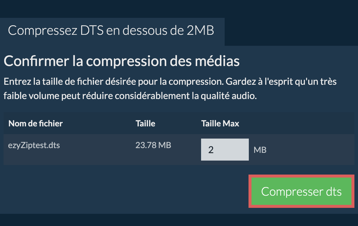 Convertir en 2MB