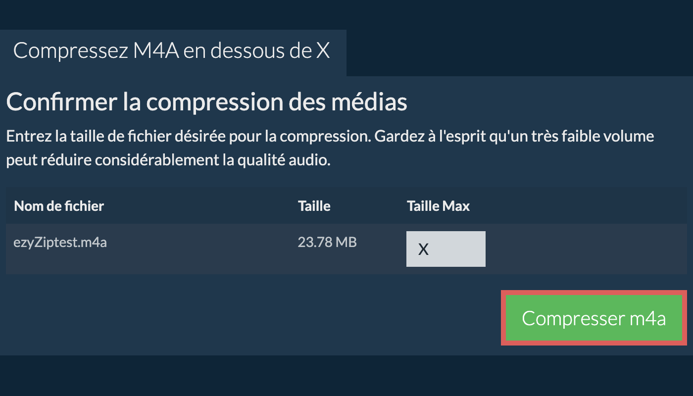 Convertir en X