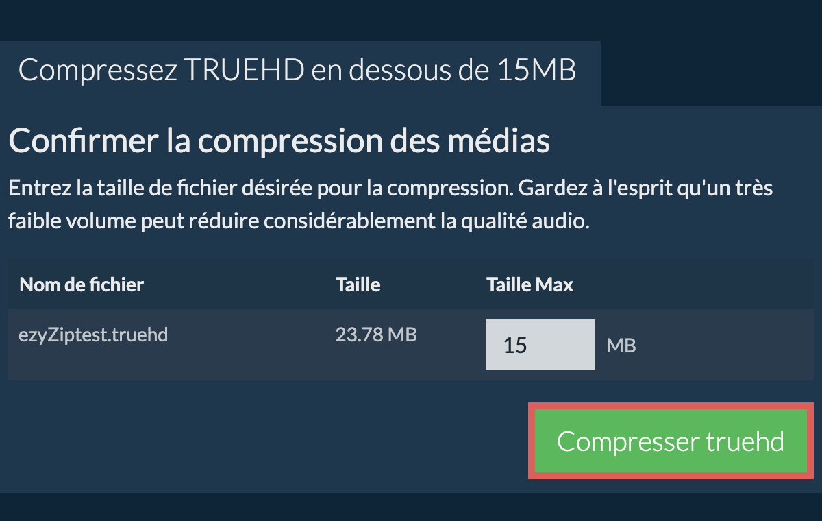 Convertir en 15MB