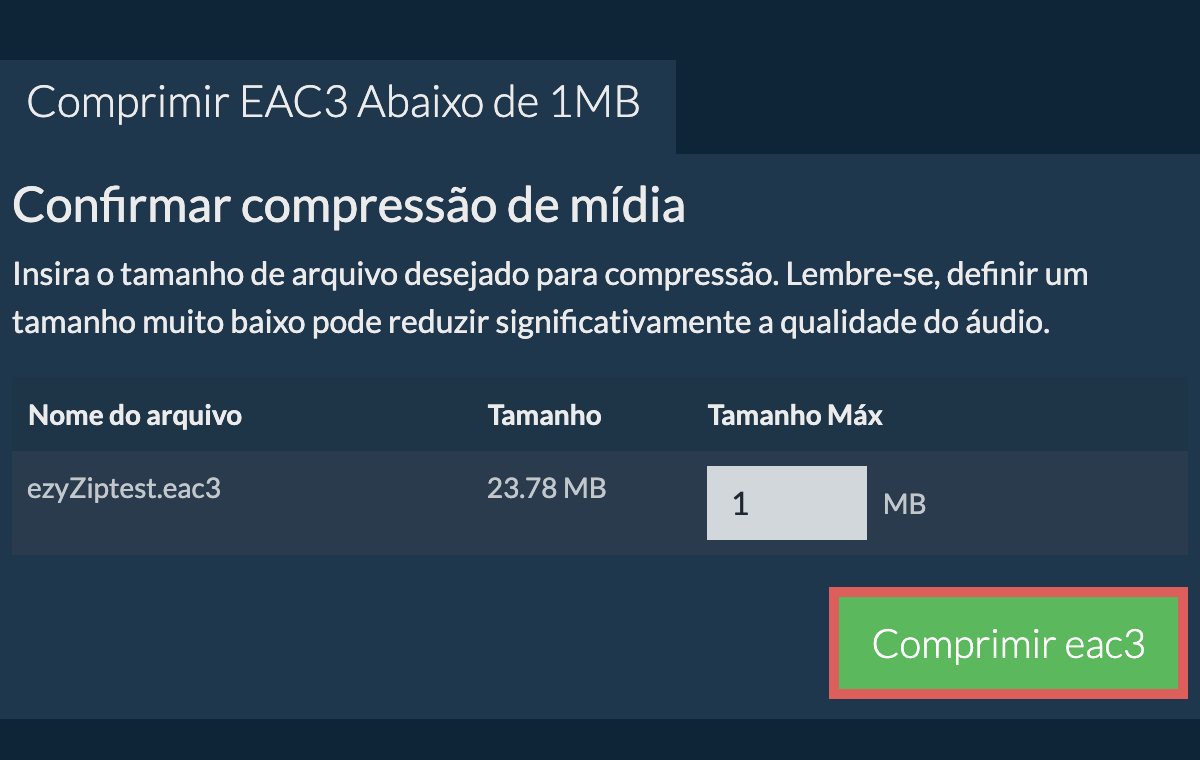 Converter em 1MB