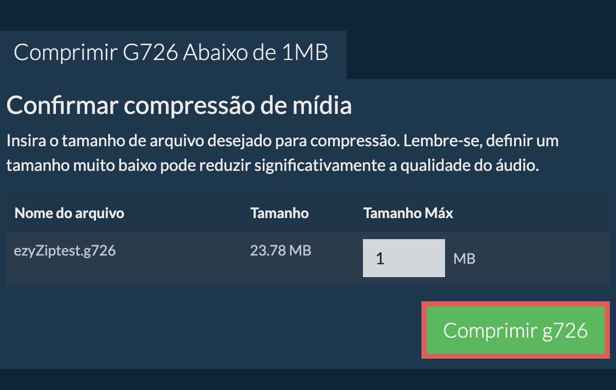 Converter em 1MB