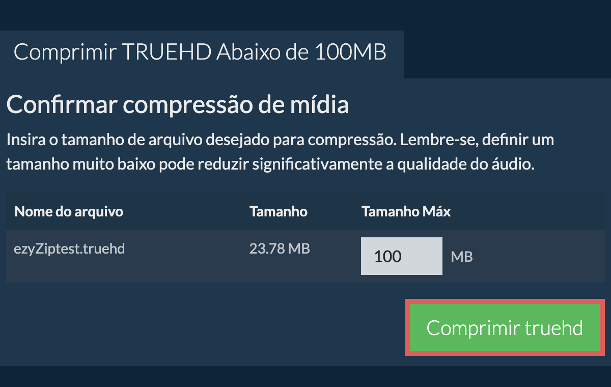 Converter em 100MB