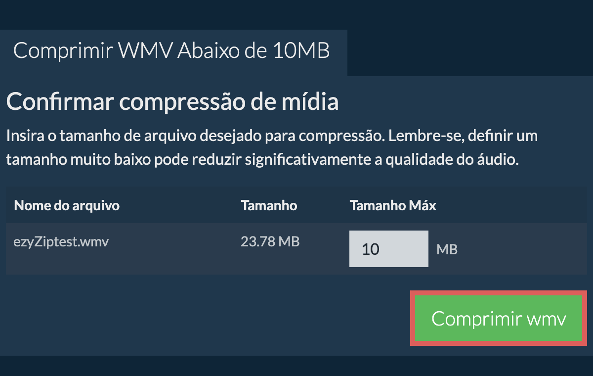 Converter em 10MB