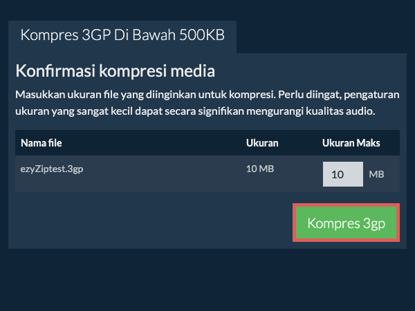Konversi ke 500KB Konversi ke 500KB