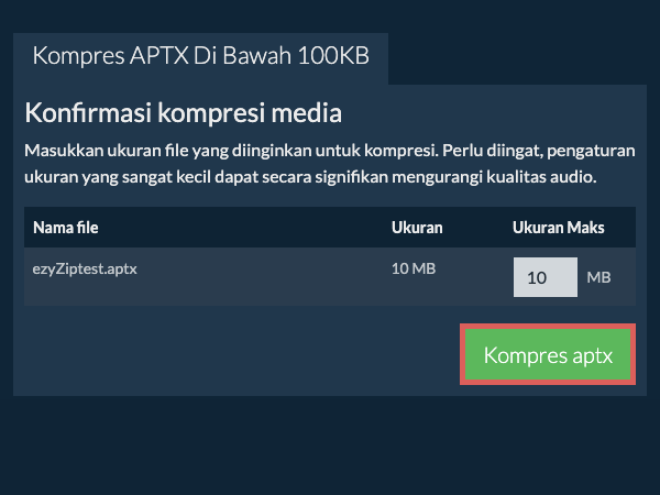 Konversi ke 100KB Konversi ke 100KB