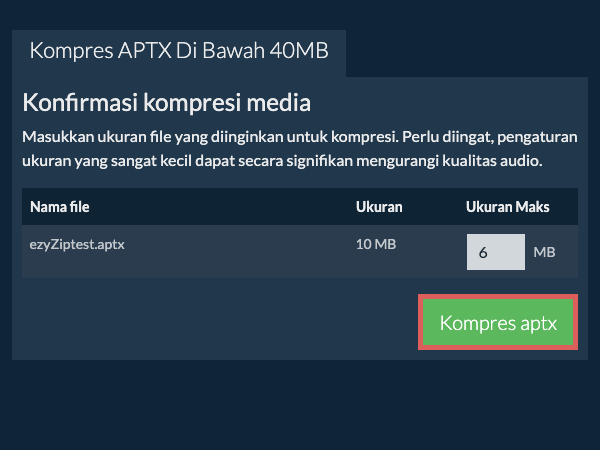Konversi ke 40MB Konversi ke 40MB