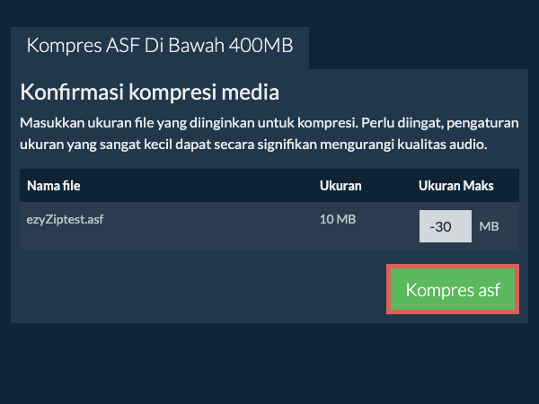 Konversi ke 400MB Konversi ke 400MB