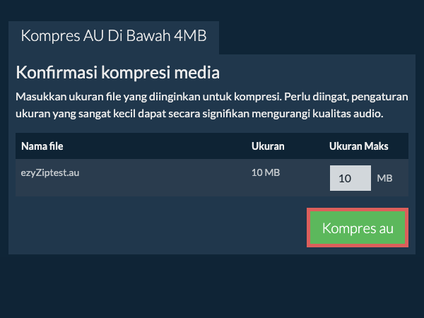 Konversi ke 4MB Konversi ke 4MB