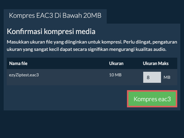 Konversi ke 20MB Konversi ke 20MB