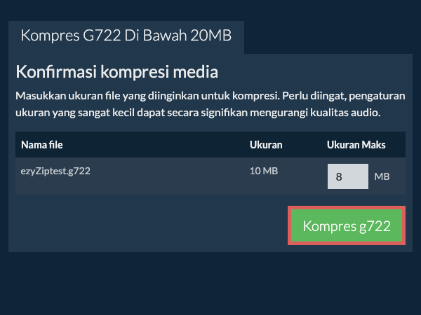 Konversi ke 20MB Konversi ke 20MB