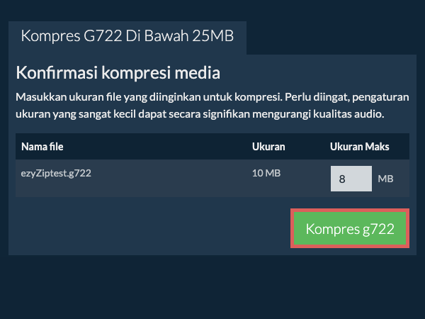 Konversi ke 25MB Konversi ke 25MB