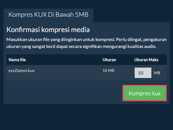 Konversi ke 5MB Konversi ke 5MB