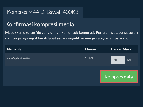 Konversi ke 400KB Konversi ke 400KB
