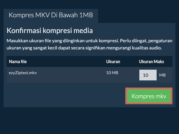 Konversi ke 1MB Konversi ke 1MB