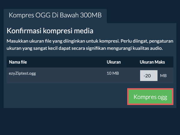 Konversi ke 300MB Konversi ke 300MB