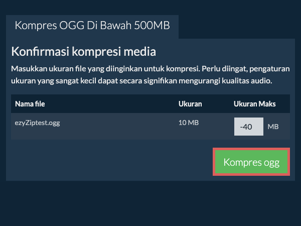 Konversi ke 500MB Konversi ke 500MB