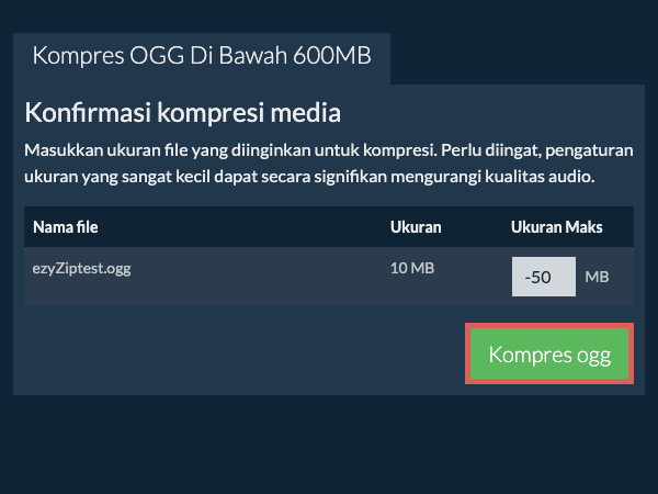 Konversi ke 600MB Konversi ke 600MB