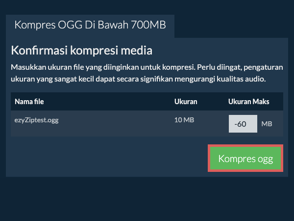 Konversi ke 700MB Konversi ke 700MB