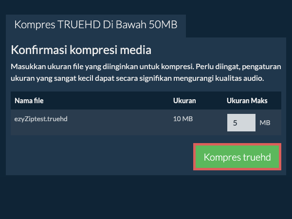 Konversi ke 50MB Konversi ke 50MB