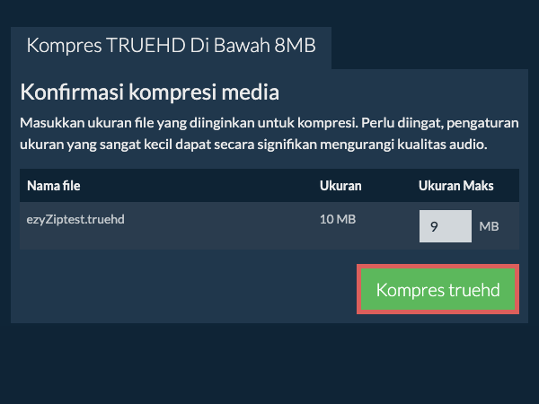 Konversi ke 8MB Konversi ke 8MB