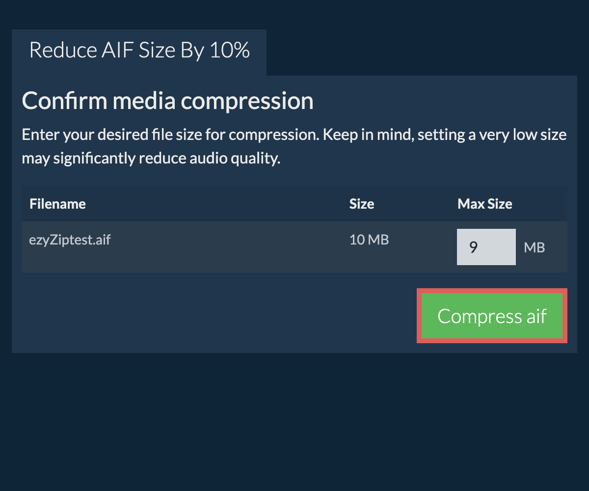 Compress 10%
