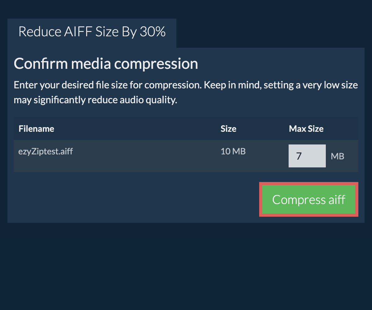 Compress 30%