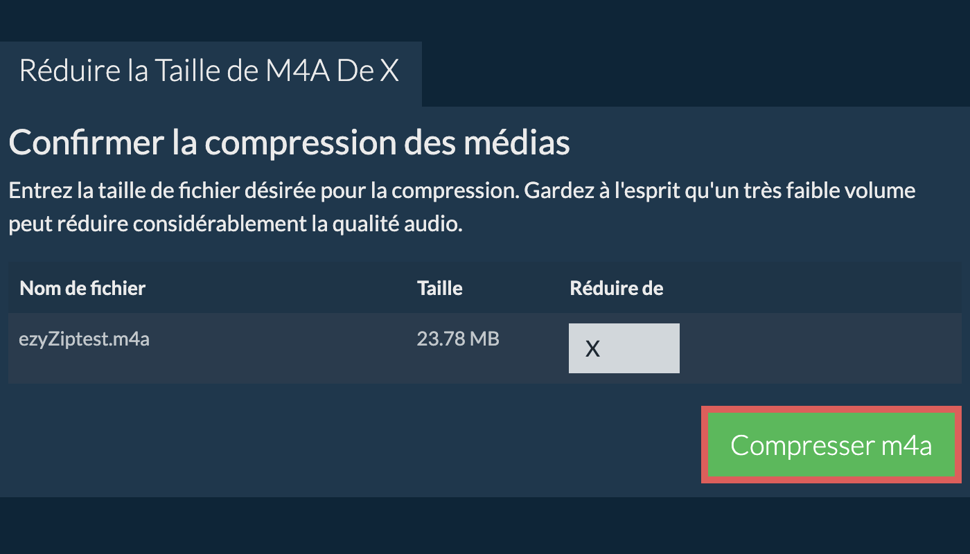 Compresser X