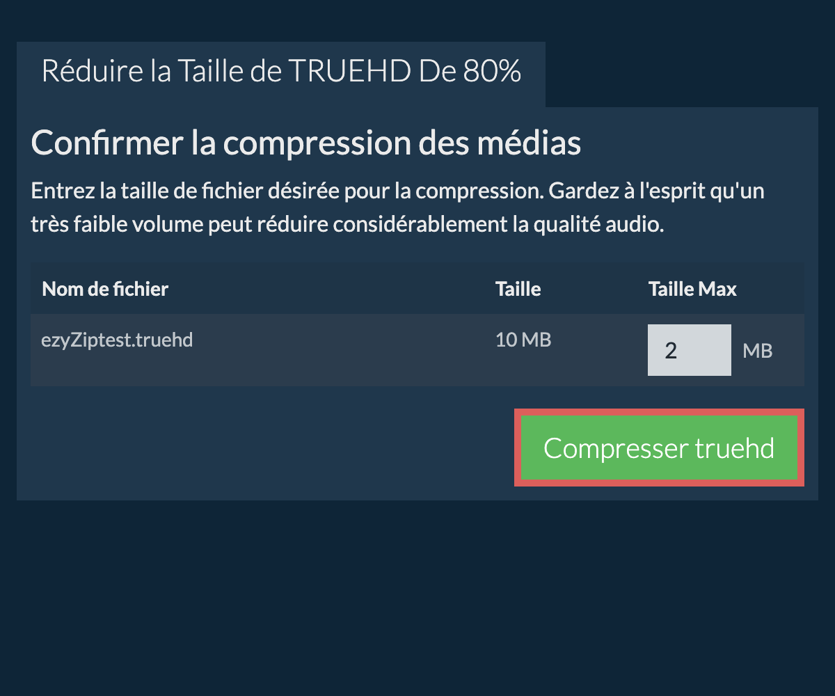 Compresser 80%