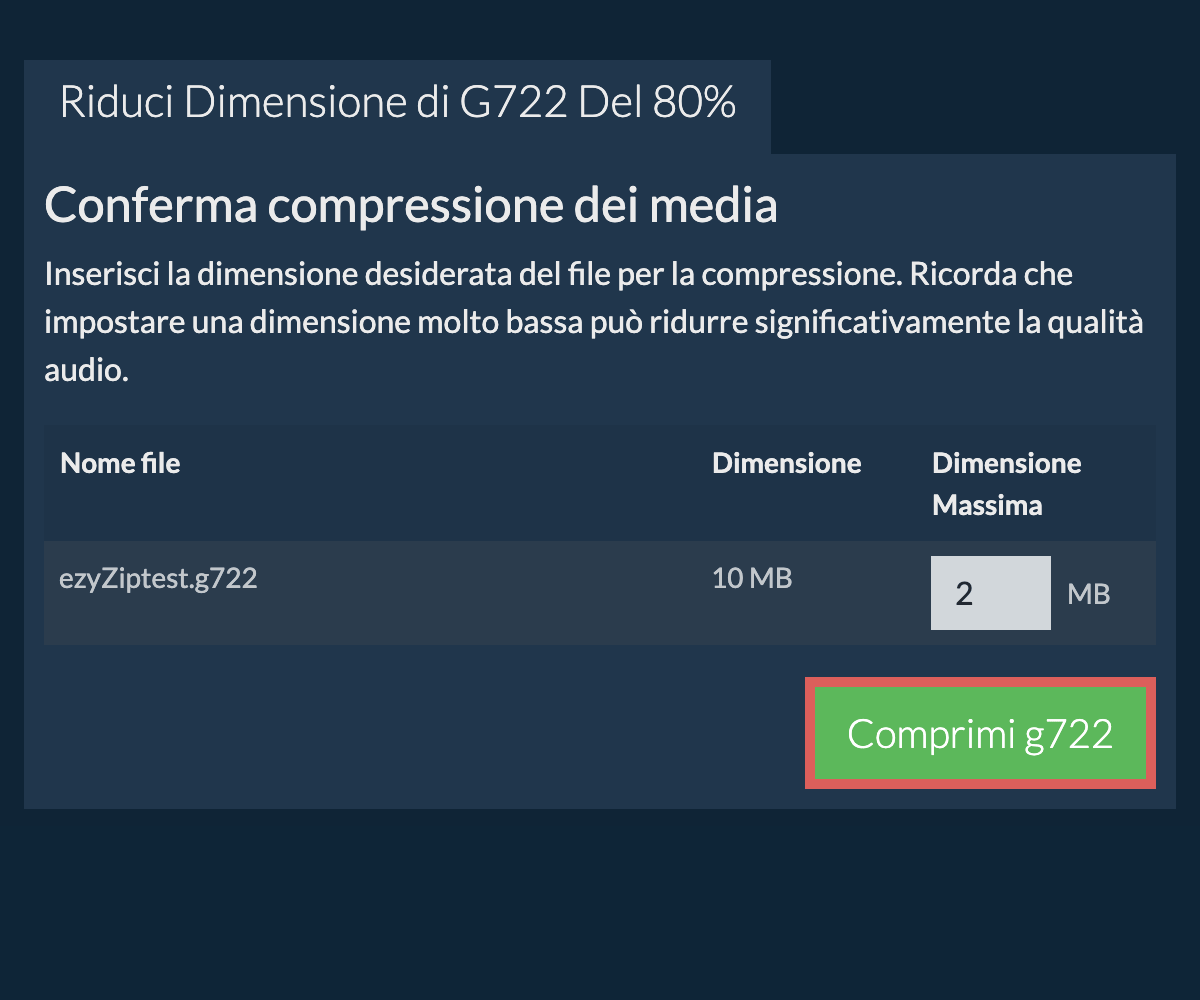 Comprimi 80%