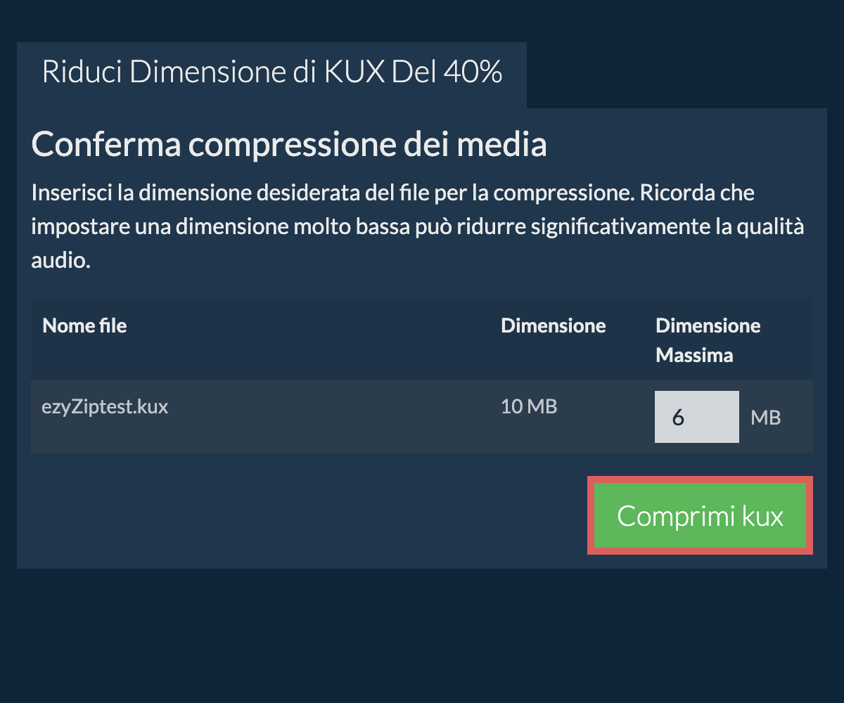 Comprimi 40%