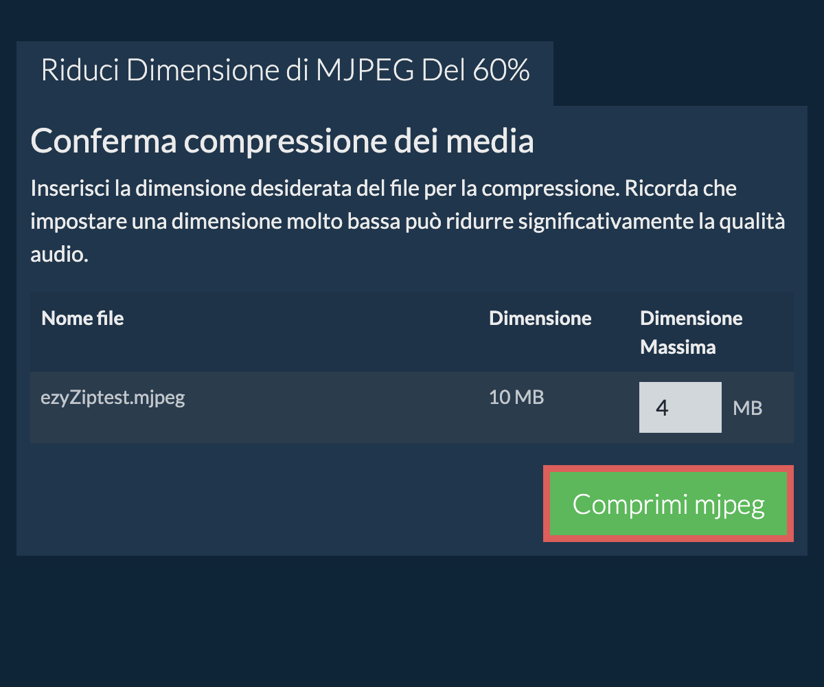 Comprimi 60%