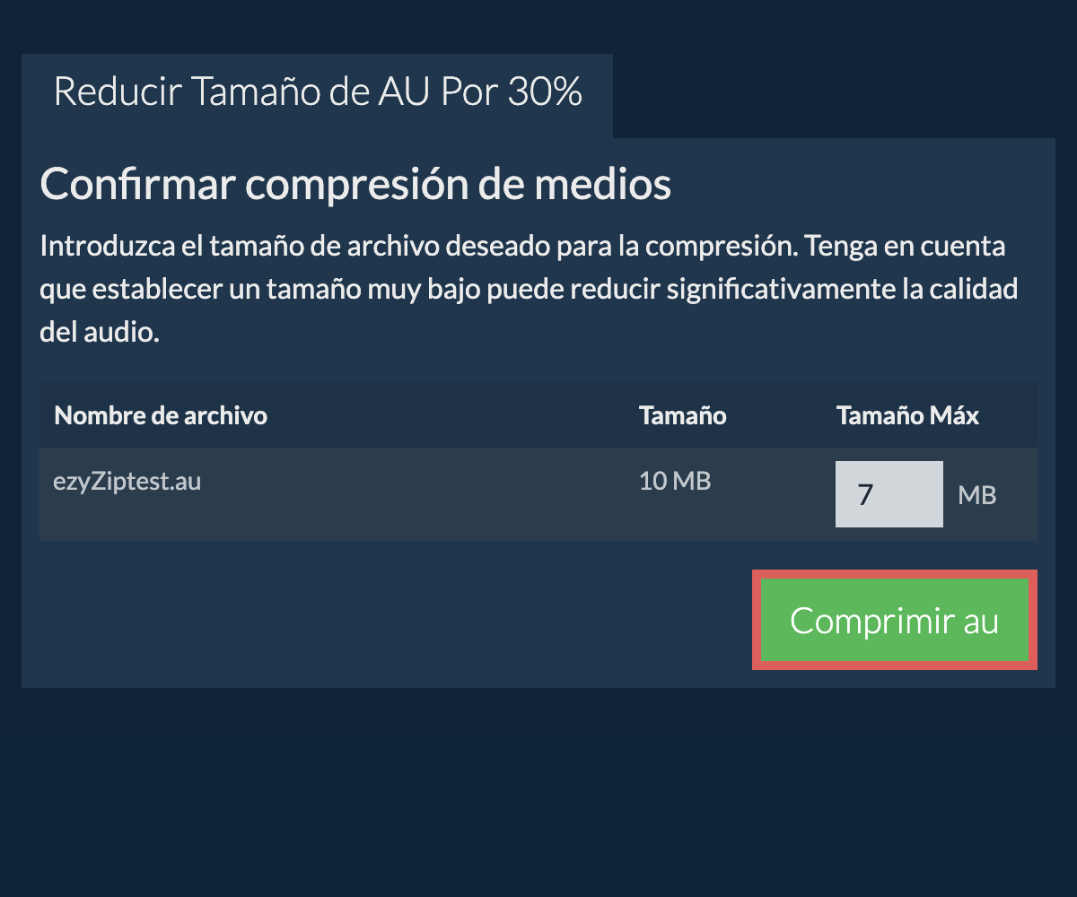 Comprimir 30%