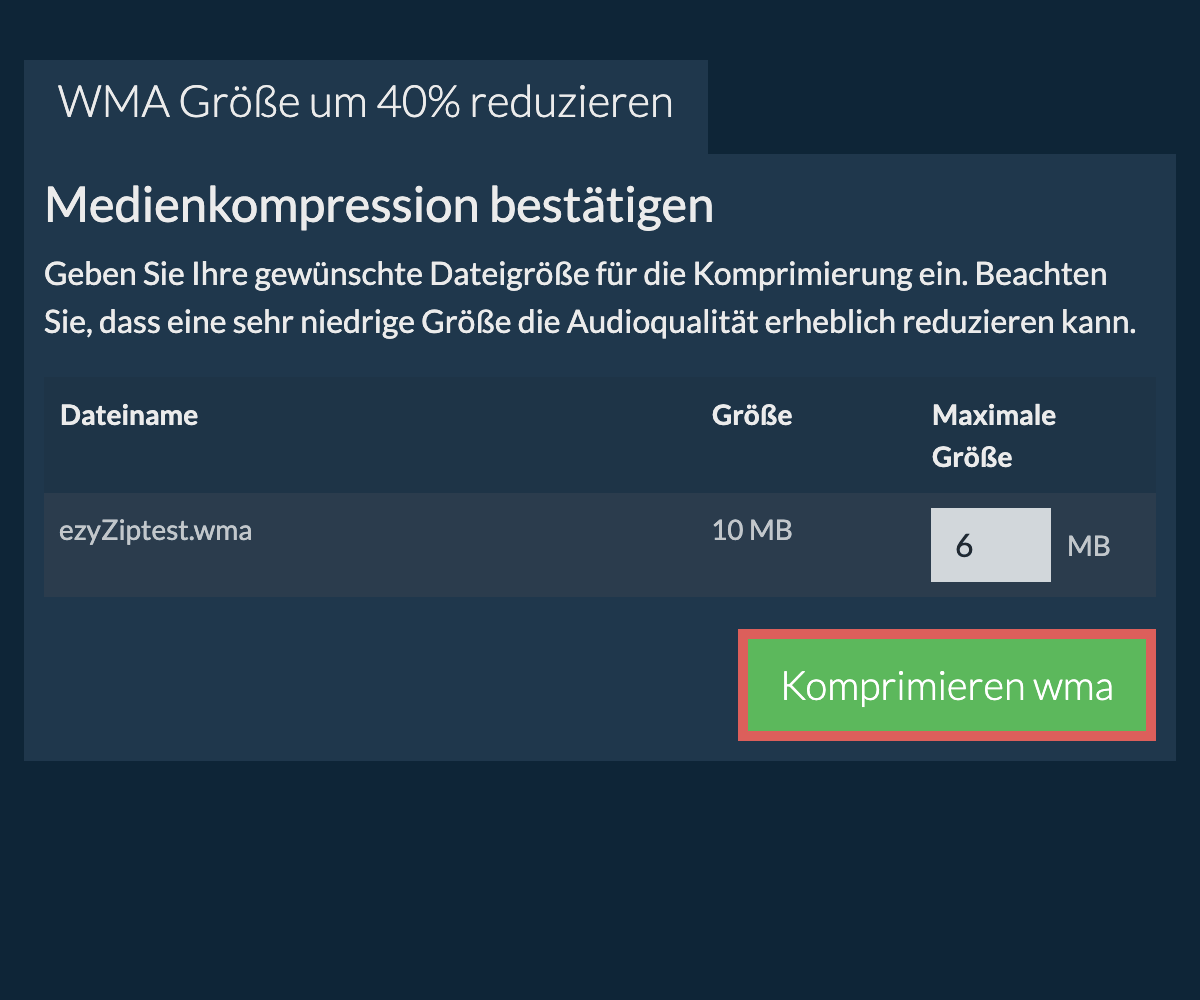 Komprimieren 40%