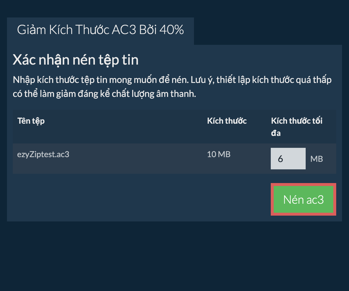 Nén 40%